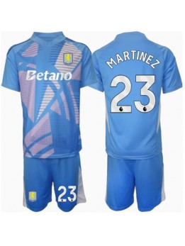 Aston Villa Emiliano Martinez #23 Målvakt Replika Tredje Kläder Barn 2024-25 Kortärmad (+ byxor)